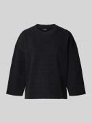 JOOP! Sweatshirt mit Strukturmuster Modell 'Tashina' in Black, Größe 3...