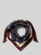 Weekend Max Mara Seidentuch mit Allover-Muster Modell 'ONESTO' in Mari...