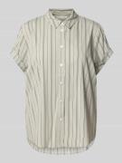 Samsøe Samsøe Regular Fit Bluse mit Knopfleiste Modell 'MAJAN' in Lind...