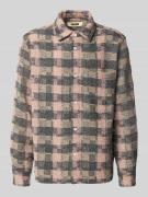 WOODBIRD Freizeithemd mit Pointelle-Muster Modell 'Glixto' in Hellbrau...