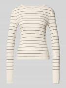 Drykorn Longsleeve mit Rundhalsausschnitt Modell 'NURIT' in Offwhite, ...