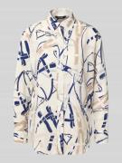 Lauren Ralph Lauren Hemdbluse im Allover-Look mit Knopfleiste Modell '...