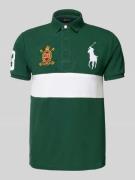 Polo Ralph Lauren Custom Slim Fit Poloshirt mit verdeckter Knopfleiste...