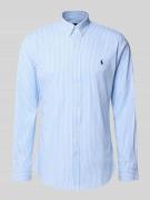 Polo Ralph Lauren Freizeithemd mit Knopfleiste in Hellblau Melange, Gr...