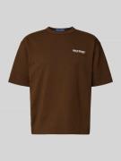 Polo Ralph Lauren T-Shirt mit Label-Stitching in Mittelbraun, Größe L