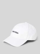 CK Calvin Klein Base Cap mit Logo-Stitching Modell 'Baseball' in Weiss...