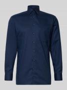 OLYMP Modern Fit Business-Hemd mit Kentkragen in Marine, Größe 42