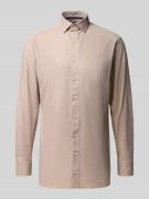 OLYMP Modern Fit Business-Hemd mit Kentkragen Modell 'Global' in Sand,...