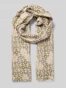 Hemisphere Schal aus Kaschmir-Mix mit Seiden-Anteil in Schilf, Größe 1