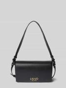 Liu Jo White Handtasche mit Label-Applikation und Schulterriemen in Bl...