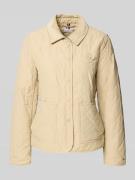 Tommy Hilfiger Slim Fit Steppjacke aus Baumwoll-Mix in Sand, Größe L
