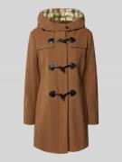 Gil Bret Dufflecoat mit Kaschmir-Anteil in Camel Melange, Größe 40