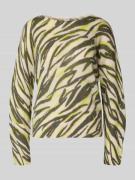 Brax Strickpullover mit U-Boot-Ausschnitt Modell 'STYLE.LISA' in Neon ...