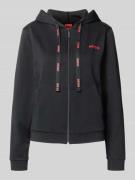 HUGO Regular Fit Sweatjacke aus Baumwoll-Mix Modell 'HUGO ID JACKET' i...