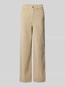Only Wide Leg Cordhose aus Baumwoll-Mix Modell 'HOPE' in Sand, Größe 3...