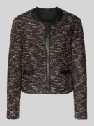 Betty Barclay Blazer in Bouclé-Optik in Dunkelbraun, Größe 36
