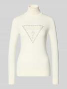 Guess Strickpullover mit Rollkragen Modell 'MELANIE' in Ecru, Größe M