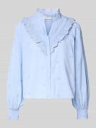 Neo Noir Regular Fit Blue mit Rüschen Modell 'Degas' in Hellblau, Größ...