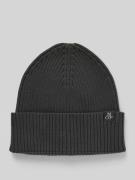 Marc O'Polo Mütze aus reiner Baumwolle in Oliv, Größe 1