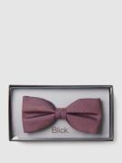 Blick Fliege aus Seide in Rose, Größe 1