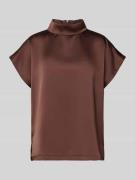 HUGO Regular Fit Bluse mit Stehkragen Modell 'CANELI-1' in Schoko, Grö...
