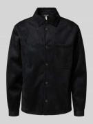 Antony Morato Hemdjacke mit Kentkragen in Black, Größe 54