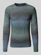 Blend Strickpullover mit Rundhalsausschnitt Modell 'DANNIE' in Hellbla...