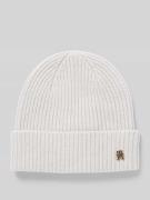 Tommy Hilfiger Mütze aus reinem Kaschmir in Hellgrau, Größe 1