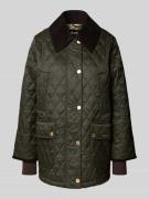 Barbour Steppjacke mit Storm Cuffs Modell 'BEADNELL' in Oliv, Größe 36