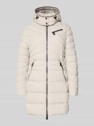 Gil Bret Steppmantel mit Zweiwege-Reißverschluss in Offwhite, Größe 34