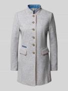 WHITE LABEL Blazer mit Pattentaschen in Hellgrau, Größe 34