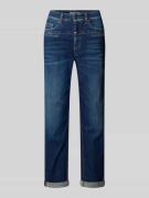 Cambio Mom Fit Jeans mit Paspeltaschen Modell 'Pearlie' in Blau, Größe...