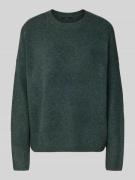 Vero Moda Relaxed Fit Pullover mit Woll-Anteil Modell 'BOOM' in Dunkel...