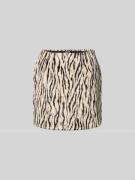 ROTATE Minirock mit Viskose-Anteil in Ecru, Größe 36