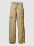 Marc O'Polo Regular Fit Cargohose mit elastischem Bund in Schilf, Größ...