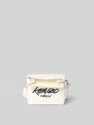 Kenzo Shoulder Bag mit Logo-Print in Weiss, Größe 1