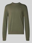 Napapijri Regular Fit Longsleeve mit Logo-Stitching Modell 'Droz' in O...