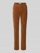 Christian Berg Woman Slim Fit Cordhose im 5-Pocket-Design in Cognac, G...