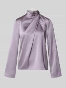 Jake*s Collection Regular Fit Bluse mit Stehkragen in langärmeligem De...