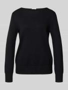 Christian Berg Woman Strickpullover mit U-Boot-Ausschnitt in Black, Gr...
