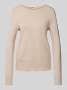 Christian Berg Woman Strickpullover mit U-Boot-Ausschnitt in Metallic ...