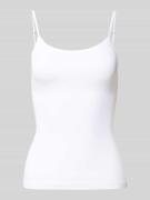 Hanro Trägertop mit Rundhalsausschnitt in Weiss, Größe M
