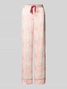 CCDK Copenhagen Pyjama-Hose mit elastischem Bund Modell 'Janet' in Ros...