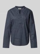 Marc O'Polo Regular Fit Tunika-Bluse aus reiner Baumwolle in Marine, G...