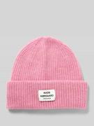 MADS NØRGAARD Beanie aus Schurwoll-Mix Modell 'Tosca Anju' in Pink, Gr...