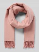 Kurt Beines Schal mit Fransen in Rosa, Größe 1