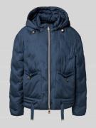 WHITE LABEL Regular Fit Jacke mit Pattentaschen in Bleu, Größe 34