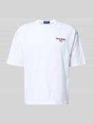 Polo Ralph Lauren T-Shirt mit Label-Stitching in Weiss, Größe M