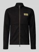 EA7 Emporio Armani Sweatjacke mit Zweiwege-Reißverschluss in Black, Gr...