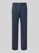 Wood Wood Sweatpants mit elastischem Bund in Blau, Größe L